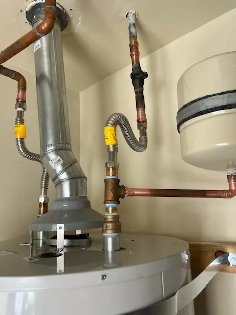 Water heater installation and plumbing repair in Shimerville